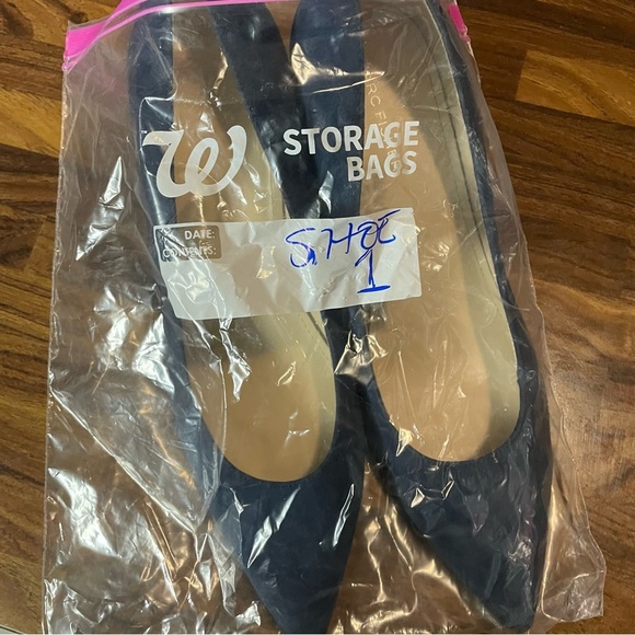 Marc Fisher Claire Navy Blue Suede Leather Pumps Size 11 - Picture 10 of 10